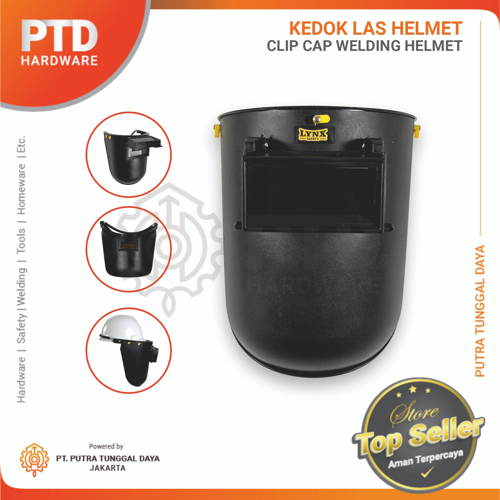 Kedok Las Khusus Helm Clip Cap Welding Helmet